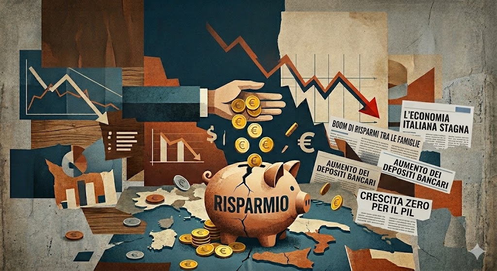 ITALIA: UN POPOLO DI RISPARMIATORI IN UN’ECONOMIA CHE NON CRESCE 